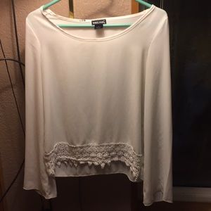 White long sleeved shirt